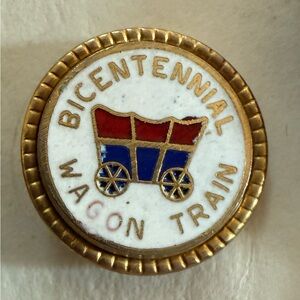 Bicentennial Wagon Train Pin
